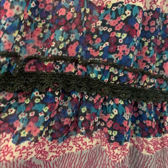 Patrons Of Peace Navy Blue Floral Maxi Dress - Picture 6 of 9